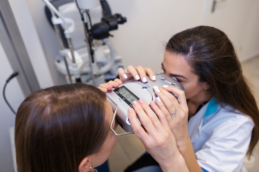 exame de retinoscopia